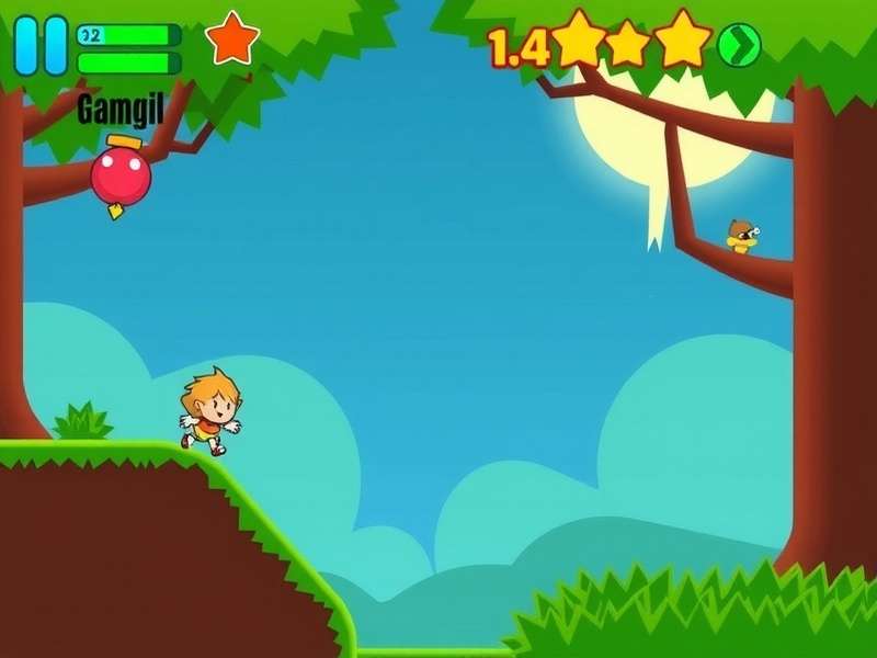 Jumpin Ginger Star gameplay screenshot